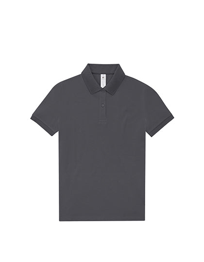 B&C My Polo 210 Damen – Dark Grey (Solid) – blanko