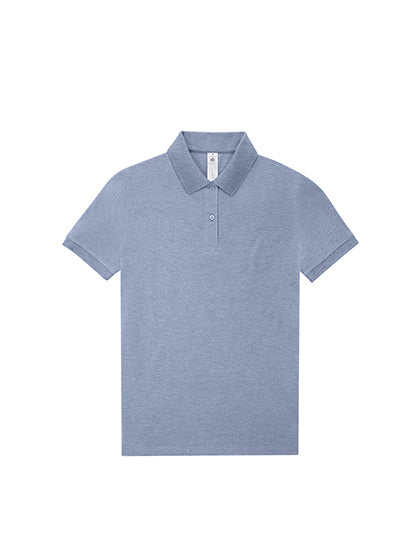 B&C My Polo 210 Damen – Heather Blue – blanko
