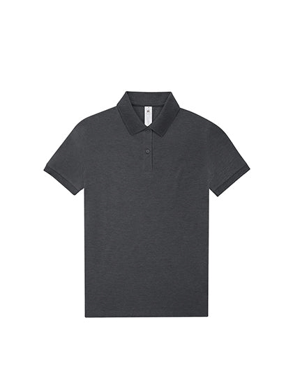 B&C My Polo 210 Damen – Heather Tarmac – blanko