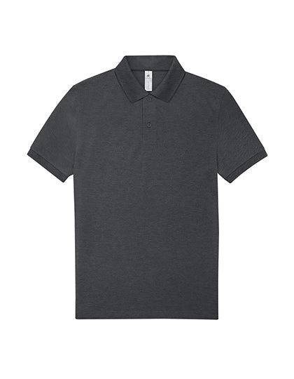 B&C My Polo 210 Herren – Heather Tarmac – blanko