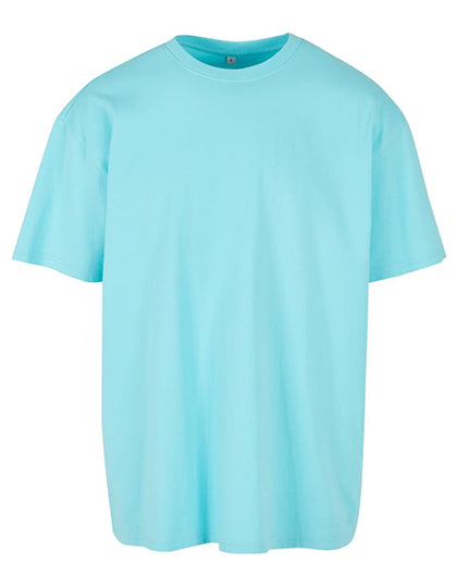 BY102 Heavy Oversize Tee – Beryl Blue – Vorderseite