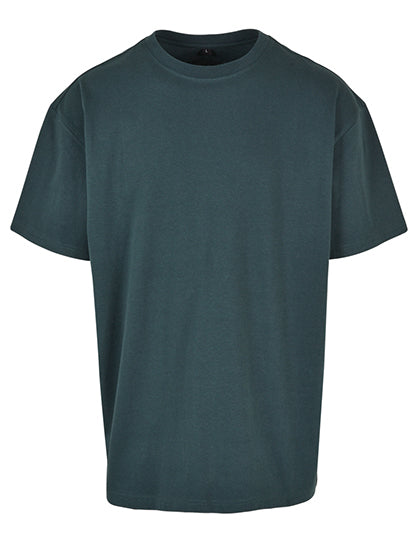 BY102 Heavy Oversize Tee – Bottle Green – Vorderseite