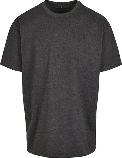 BY102 Heavy Oversize Tee – Charcoal (Heather) – Vorderseite