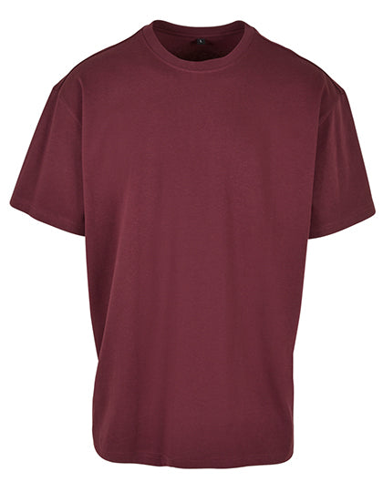 BY102 Heavy Oversize Tee – Cherry – Vorderseite