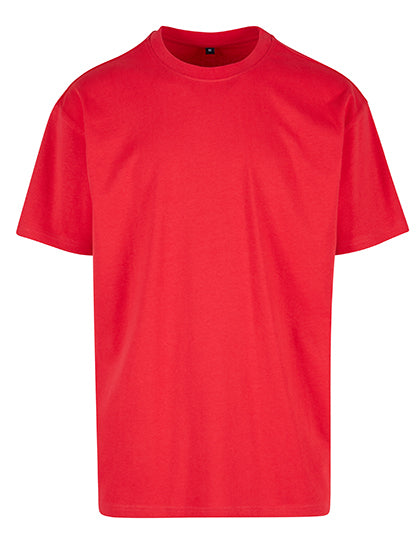 BY102 Heavy Oversize Tee – City Red – Vorderseite