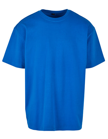 BY102 Heavy Oversize Tee – Cobalt Blue – Vorderseite
