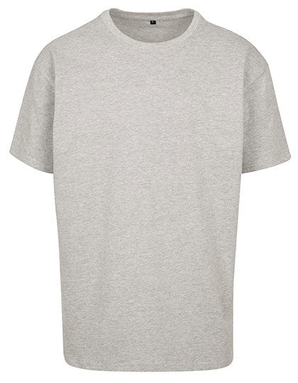 BY102 Heavy Oversize Tee – Grey (Heather) – Vorderseite
