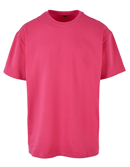 BY102 Heavy Oversize Tee – Hibiskus Pink – Vorderseite