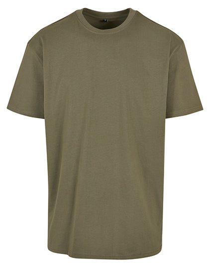 BY102 Heavy Oversize Tee – Olive – Vorderseite