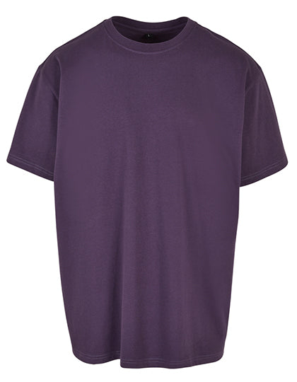 BY102 Heavy Oversize Tee – Purple Night – Vorderseite