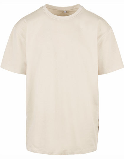 BY102 Heavy Oversize Tee – Sand – Vorderseite