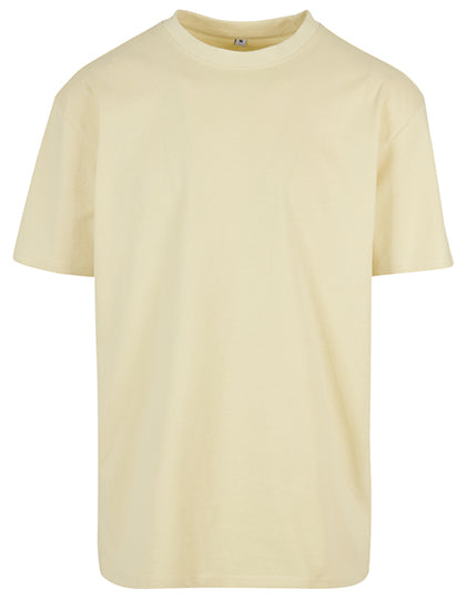 BY102 Heavy Oversize Tee – Soft Yellow – Vorderseite