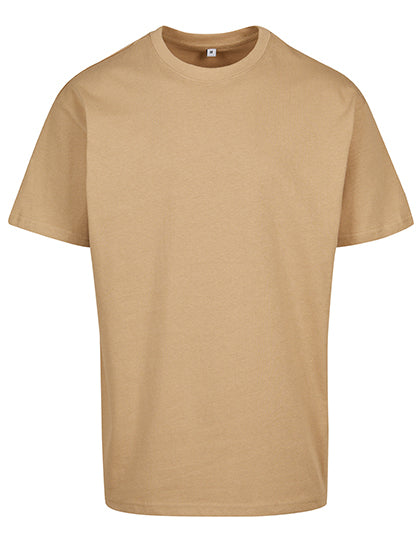 BY102 Heavy Oversize Tee – U. Beige – Vorderseite