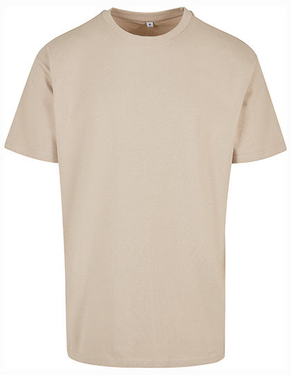 BY102 Heavy Oversize Tee – Wet Sand – Vorderseite