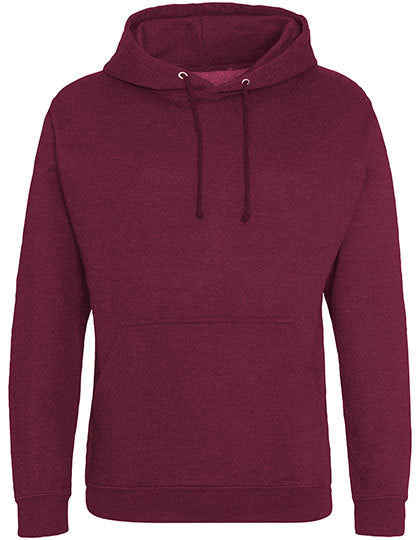 JH001 College Hoodie – Burgundy Smoke – Vorderseite