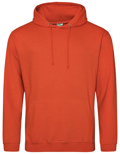 JH001 College Hoodie – Burnt Orange – Vorderseite