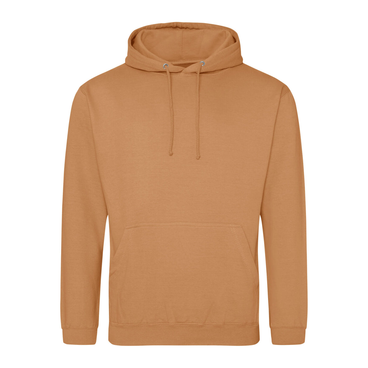 JH001 College Hoodie – Caramel Latte – Vorderseite