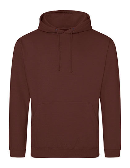 JH001 College Hoodie – Chocolate Fudge Brownie – Vorderseite