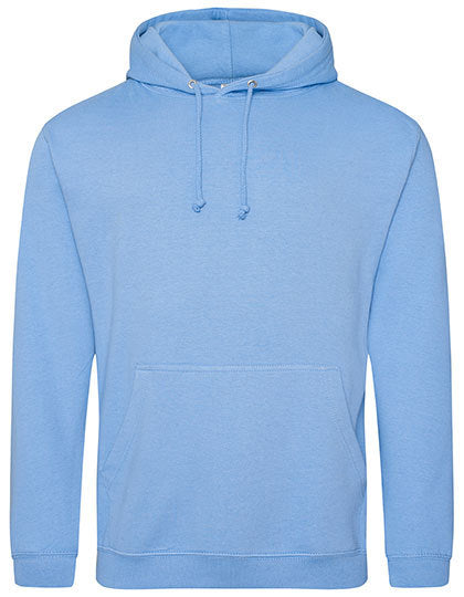 JH001 College Hoodie – Cornflower Blue – Vorderseite