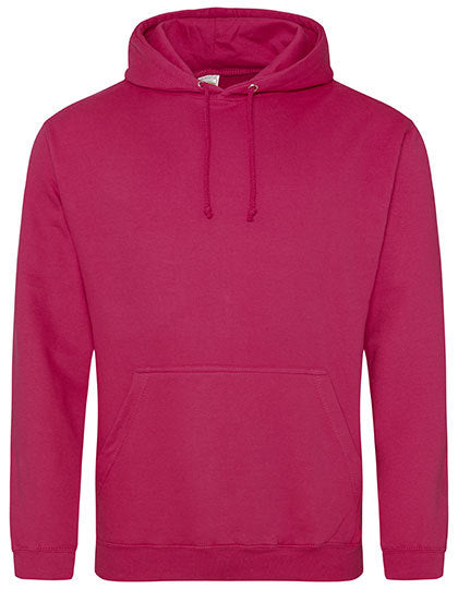 JH001 College Hoodie – Cranberry – Vorderseite