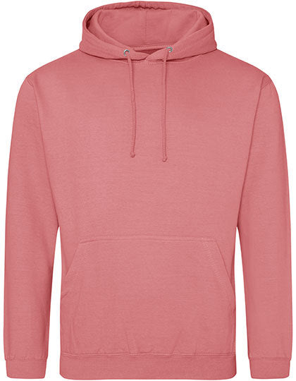 JH001 College Hoodie – Dusty Rose – Vorderseite