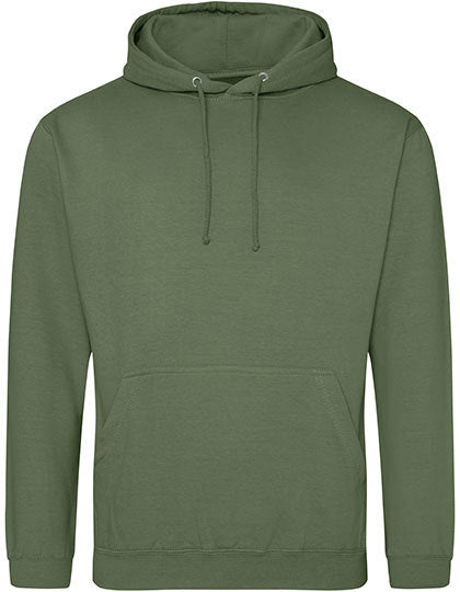 JH001 College Hoodie – Earthy Green – Vorderseite