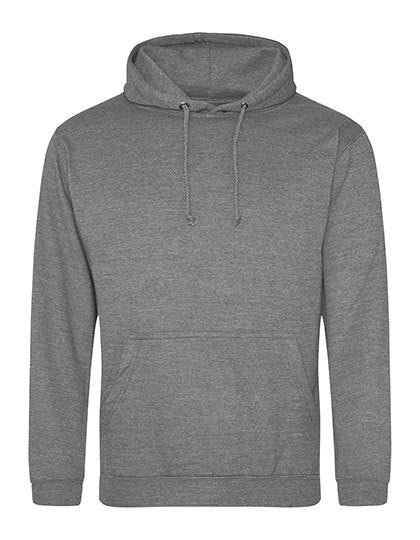 JH001 College Hoodie – Graphite Heather – Vorderseite