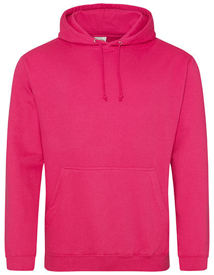 JH001 College Hoodie – Hot Pink – Vorderseite