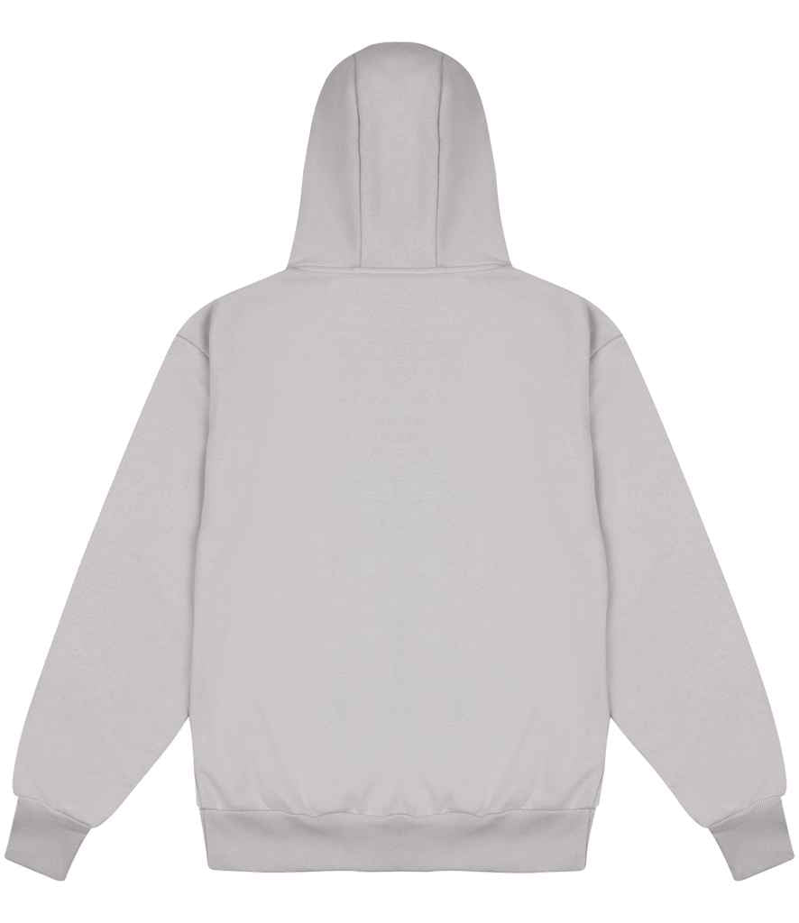 JH125 Zip-Hoodie in Natural Stone – Rückansicht ohne Druck