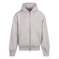 Just Hoods JH125 Zip-Hoodie in Natural Stone, Vorderansicht ohne Druck